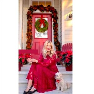 NWT ANTHROPOLOGIE Olivia Lace Maxi Dress